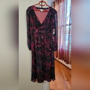 Long sleeved casual dress